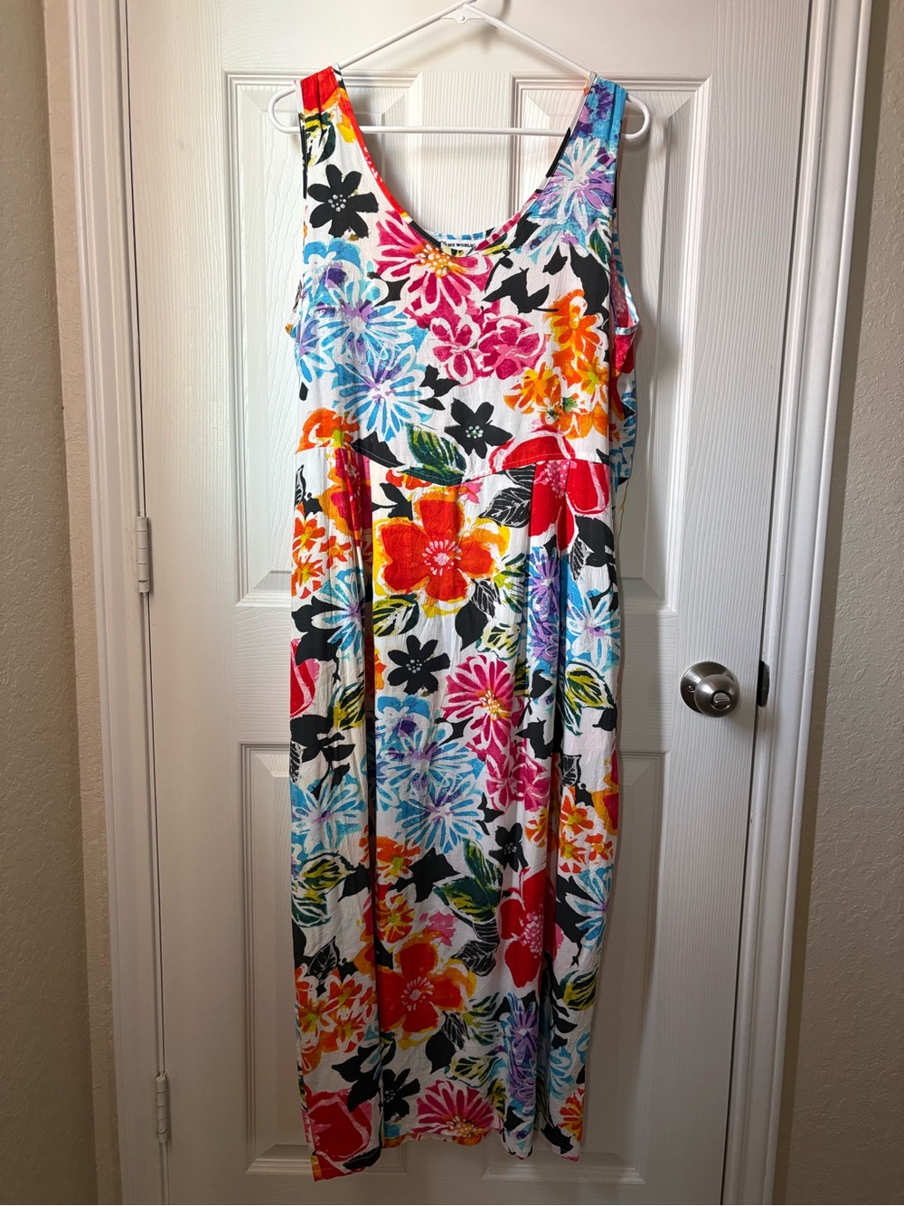 Jams World Sleeveless Midi Dress Epiphany Print